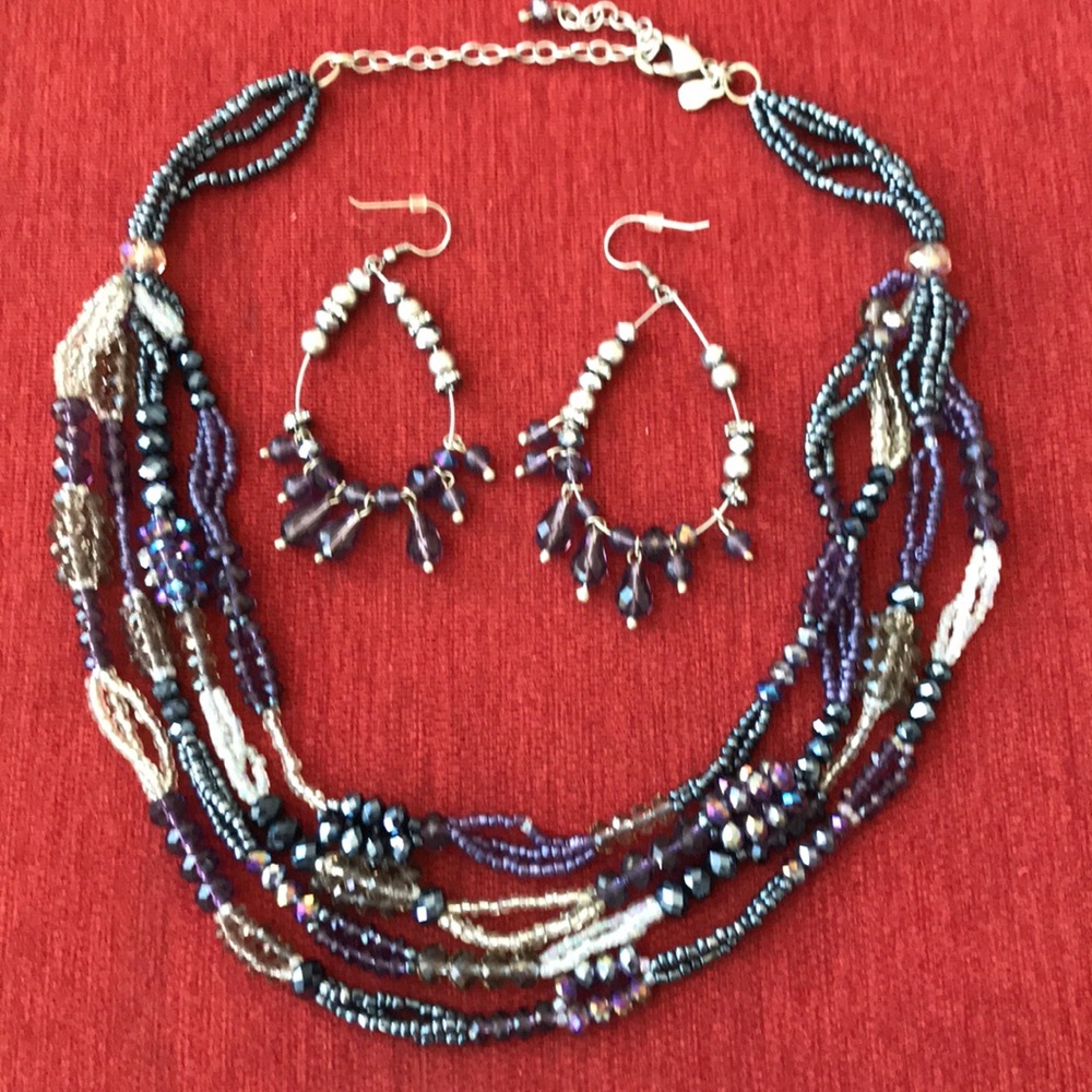 Necklace and Earrings